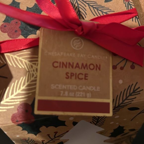 NWT Cinnamon Spice candle by Chesapeake Bay Candle. 7.8 oz. - Picture 4 of 7